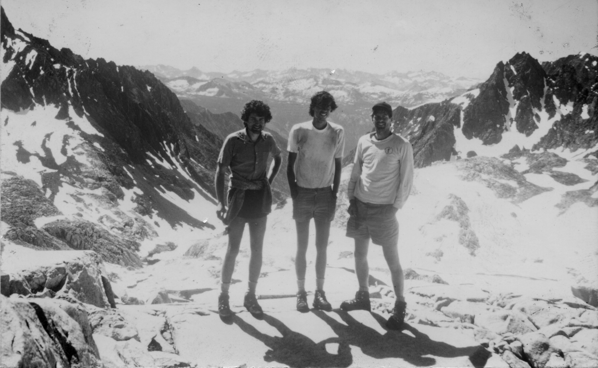 David, Eric Gullikson and Charlie Hamaker at Goddard Divide 1981